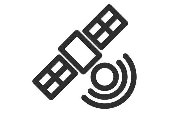 A Black and White Image of a Satellite W: Bold Motion in Design