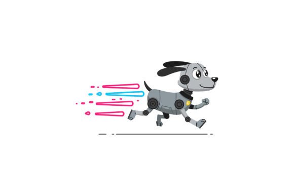 A Playful Robotic Dog Running Energetica: Dynamic Vector Design