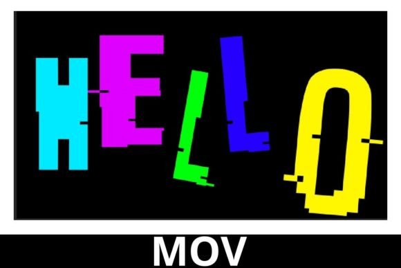 Colorful Hello Motion Graphics: A Dynamic Greeting for Your Projects