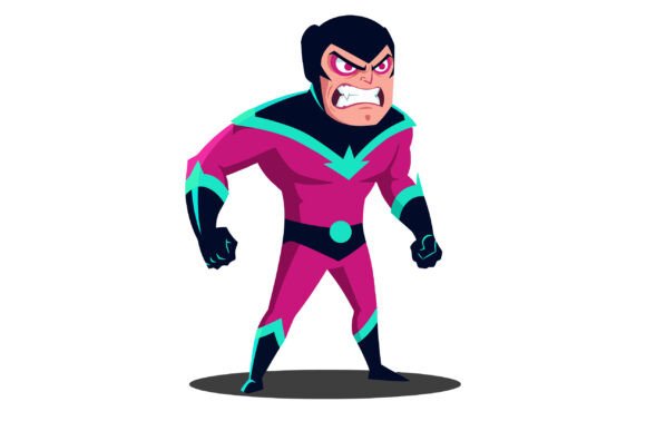 Mastering Motion: The Bold Superhero Character Transformation