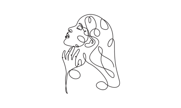 Model Woman Motion Graphics: The Art of the Single Line