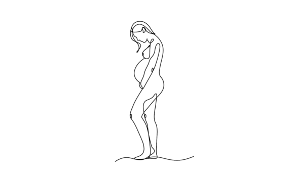 Pregnancy Female Line Motion Graphics: A Designer's Guide