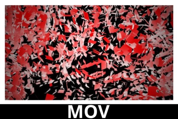 Red White Confetti Motion Graphics: Dynamic Celebration Footage
