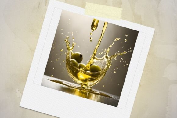 The Essence of Green Olives & Olive Oil: A Visual Feast